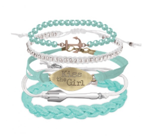 Neon Tuesday: The Little Mermaid - Kiss The Girl Bracelet Set