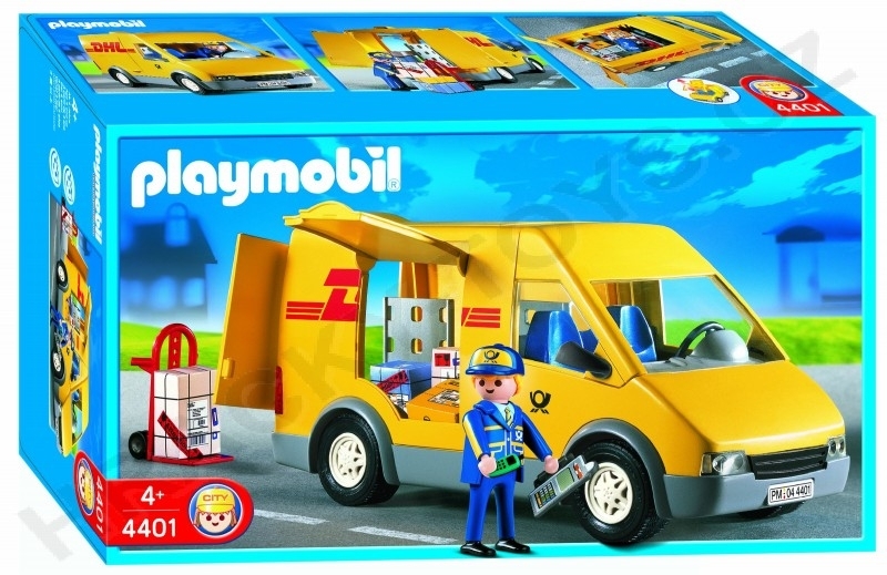 Playmobil Transport DHL Delivery Van (Ages 4+) Images at Mighty Ape NZ