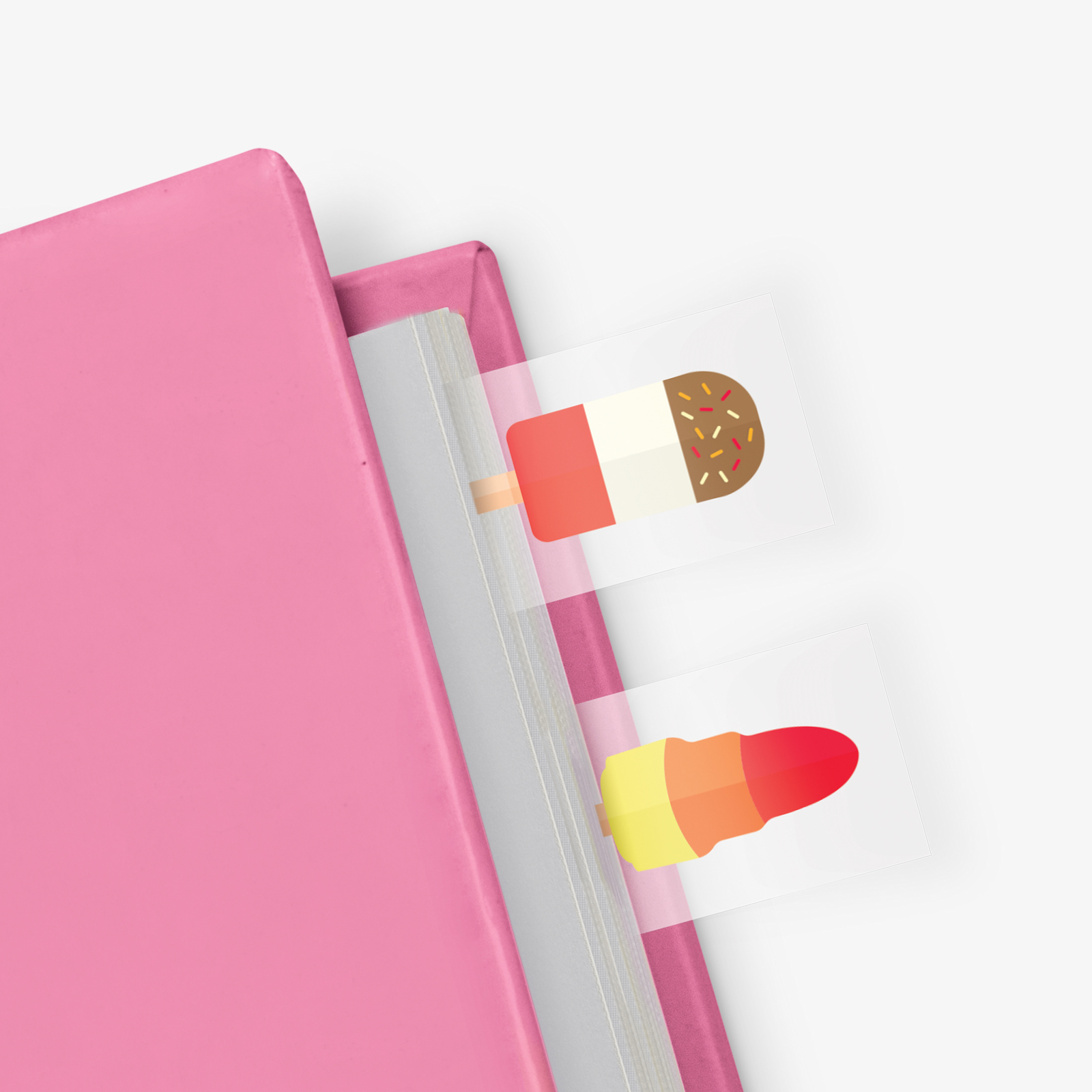 Ice Cream in a Book - Themed Page Markers (100 sheets) image