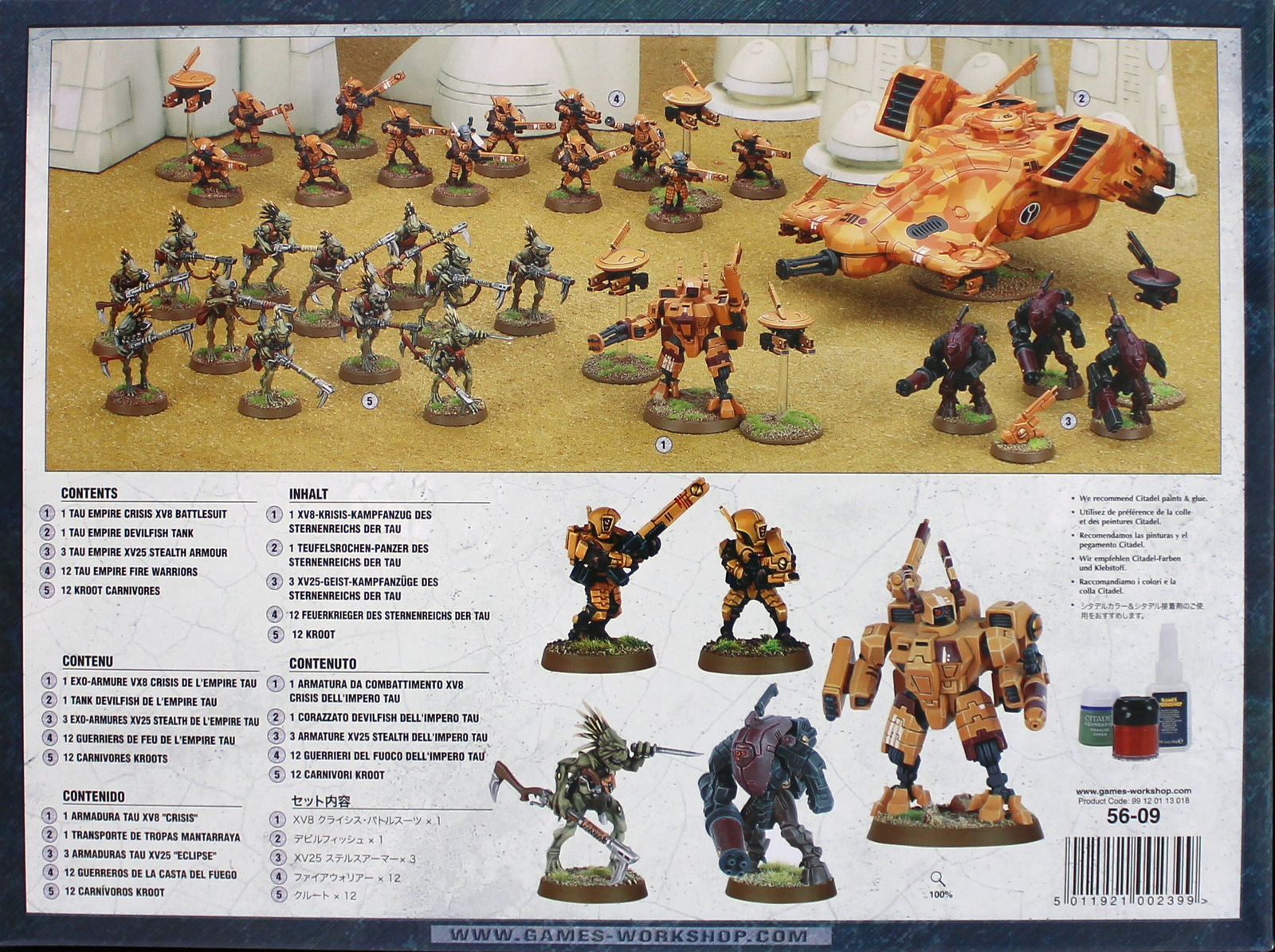 Kill Team WARHAMMER 40K : BATTLEFORCE T'AU RETALIATION CADRE