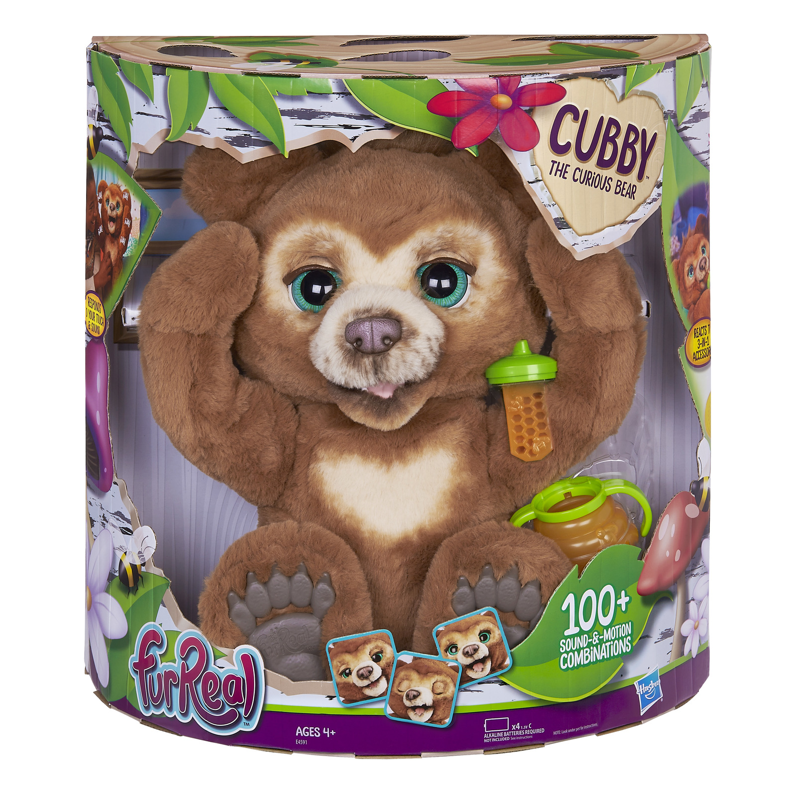 FurReal Friends: Cubby The Curious Bear - Interactive Plush image