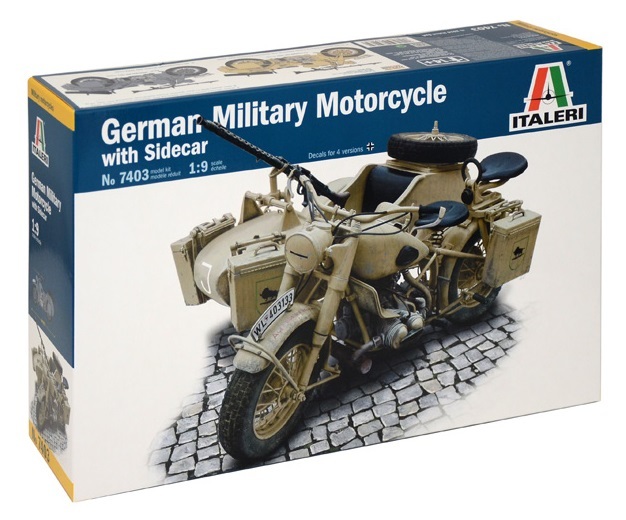 1/9 German Military Motorcycle Model Kit at Mighty Ape Australia