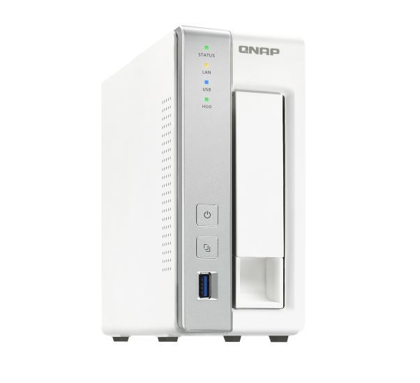 QNAP TS-131P NAS, 1BAY (NO DISK), 1GB, AL-212 DUAL CORE, USB 3.0(3), GbE(1), TWR, 2YR image