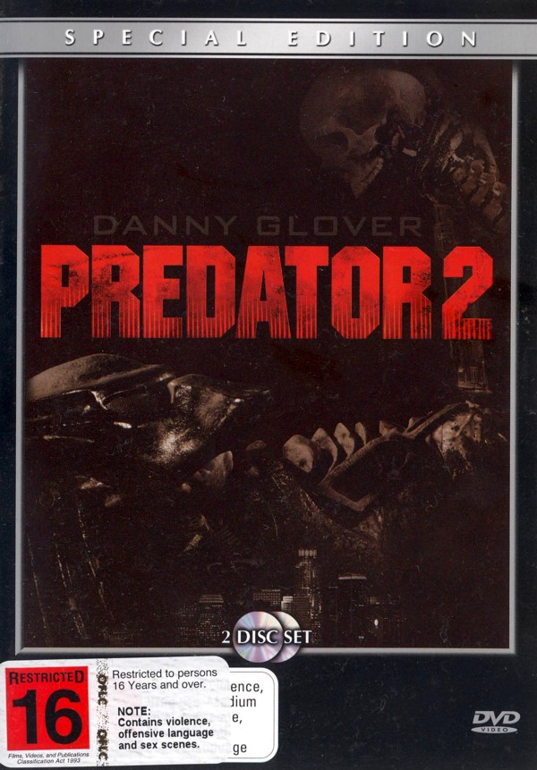 Predator 2 on DVD image