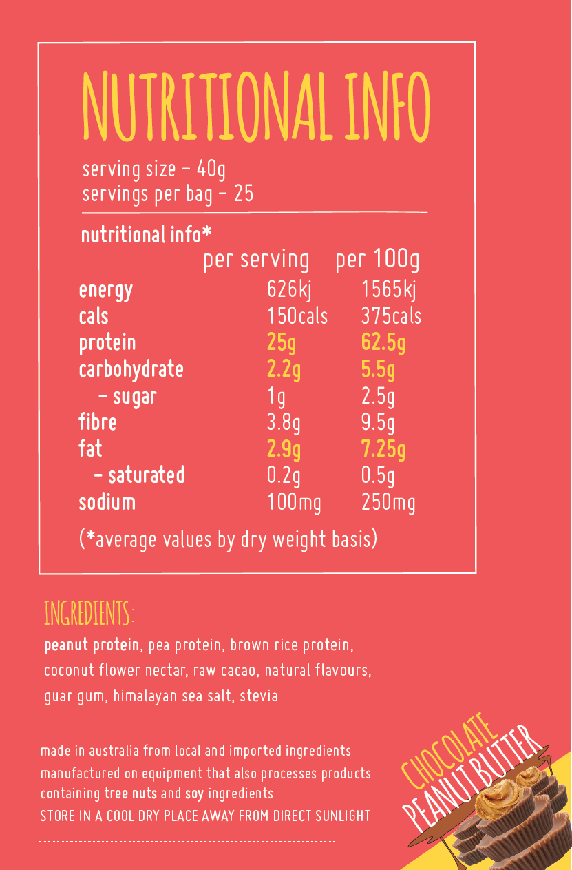 Macro Mike Plant Protein Powder - Chocolate Peanut Butter (1kg) image