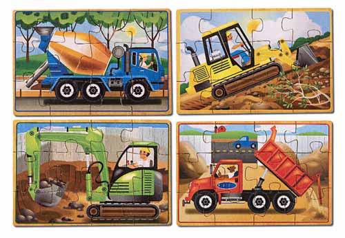 Melissa & Doug: Construction - Puzzles in a Box image