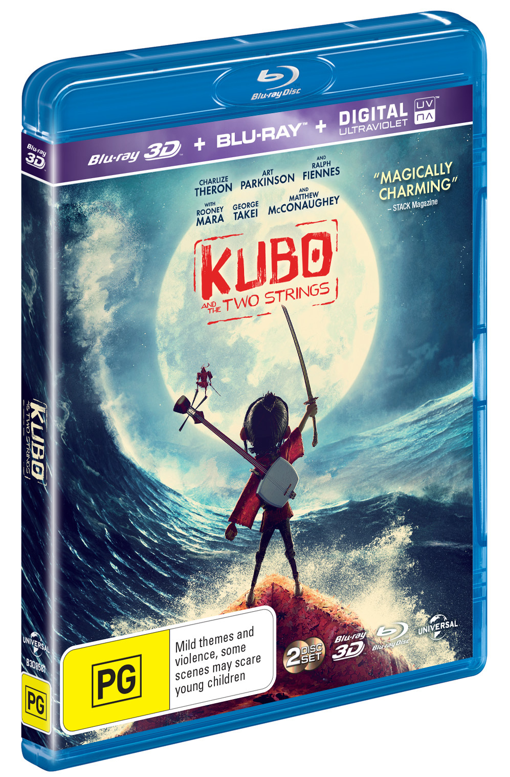 Kubo and The Two Strings on Blu-ray, 3D Blu-ray, UV image