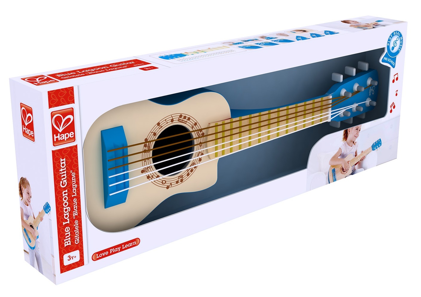 Hape: Lagoon Guitar - Blue image