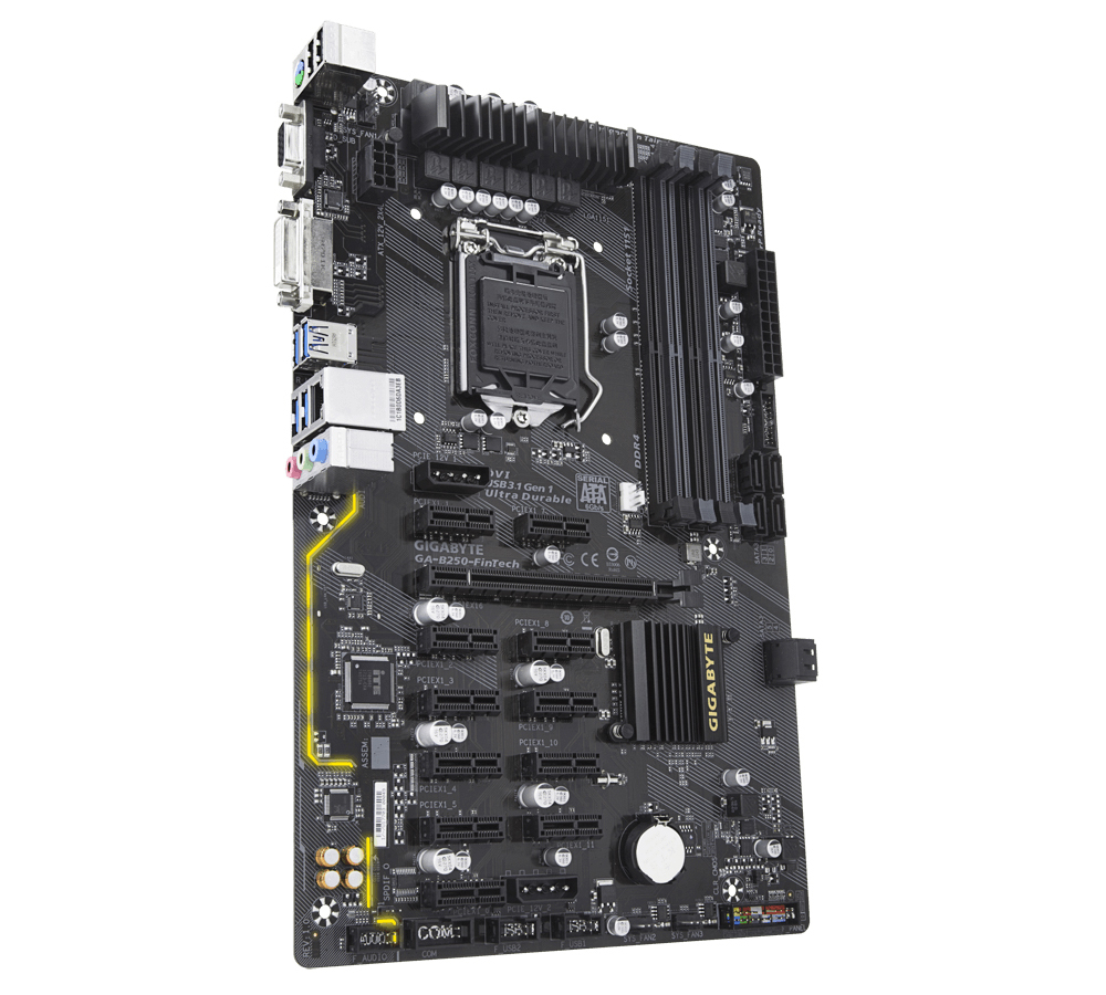 Gigabyte GA-B250-FINTECH Mining Motherboard image