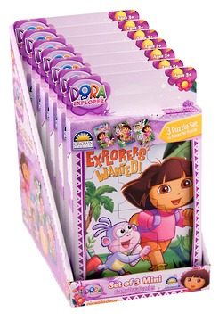 Holdson: Dora 3 In 1 Mini Puzzles