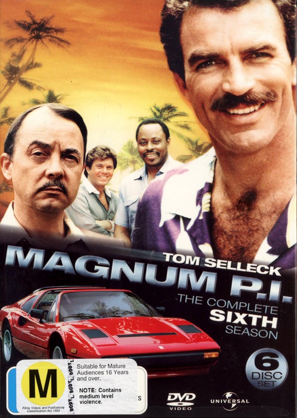 Magnum P.I. - Complete Season 6 (6 Disc Set) on DVD image