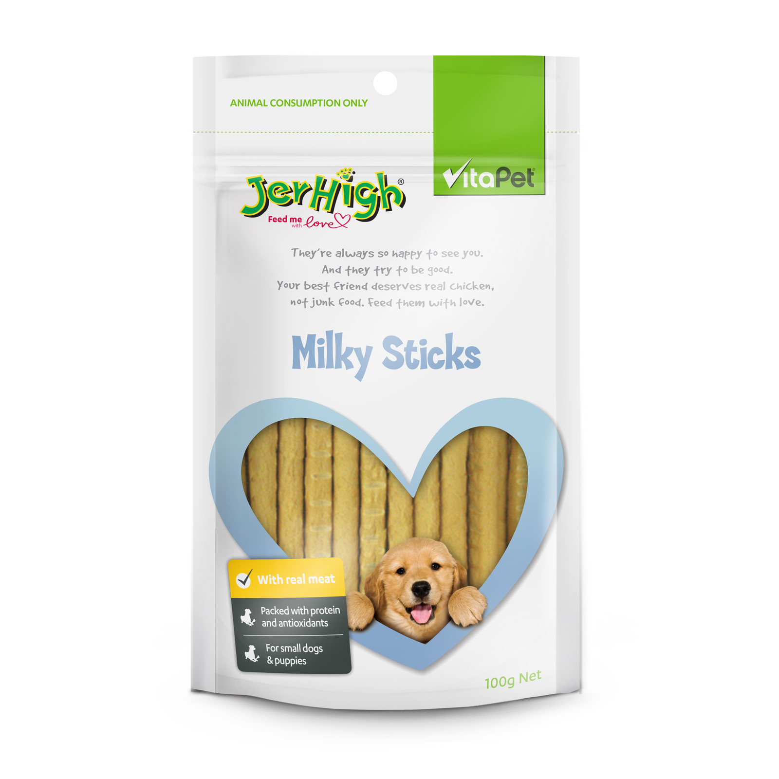 Vitapet: Jerhigh Milky Sticks (100g) image