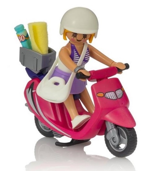 Playmobil: Beachgoer with Scooter (9084) image