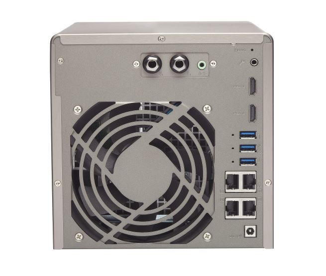 Qnap Ts-453A-4G, Nas, 4Bay (No Disk), 4Gb, Cel Qc-1.6Ghz, Usb, Gbe(4), Twr, 2Yr image