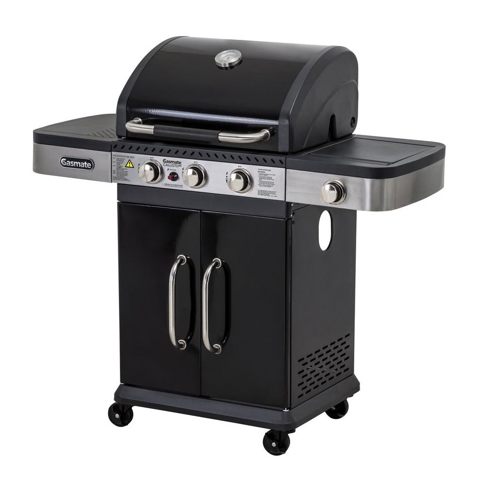 Gasmate Callisto 770 - 3 Burner BBQ - Black image