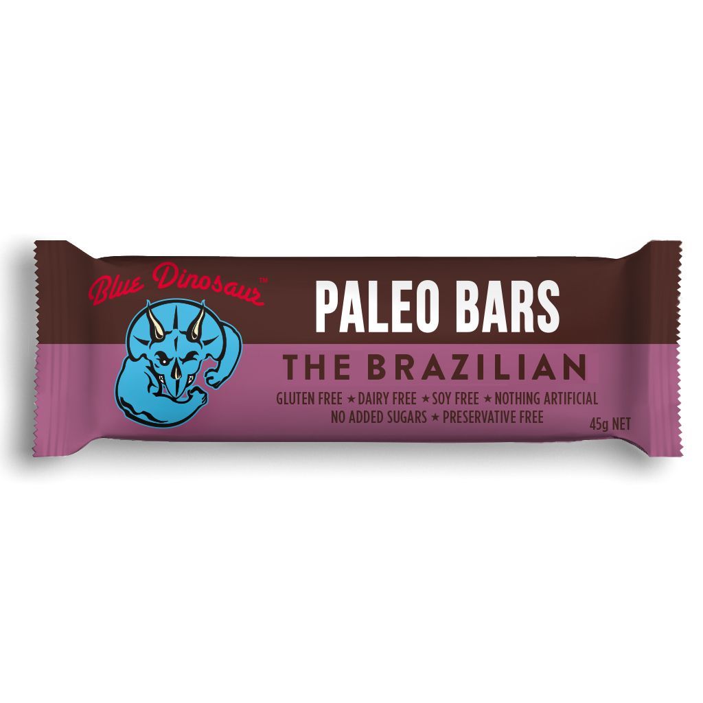 Blue Dinosaur Paleo Bars - The Brazilian (12 Bars) image