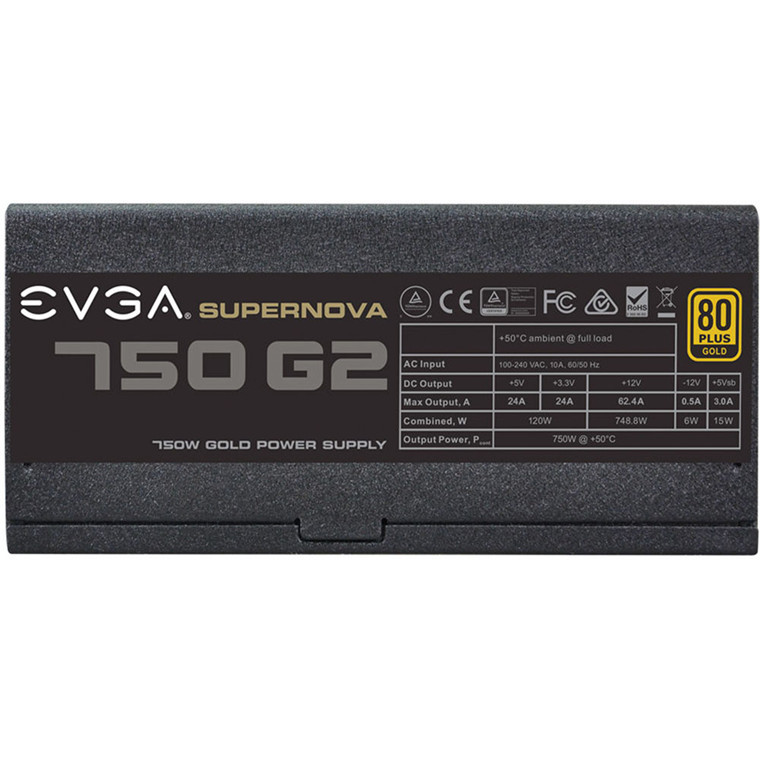 EVGA SuperNOVA 750 G2 750W 80+ Gold Full Modular Power Supply