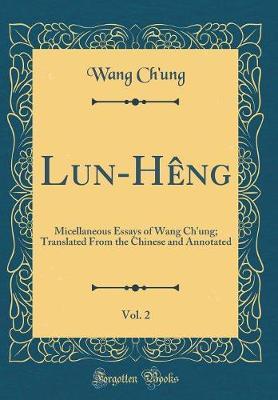 Lun-Heng, Vol. 2 by Wang Ch'ung image