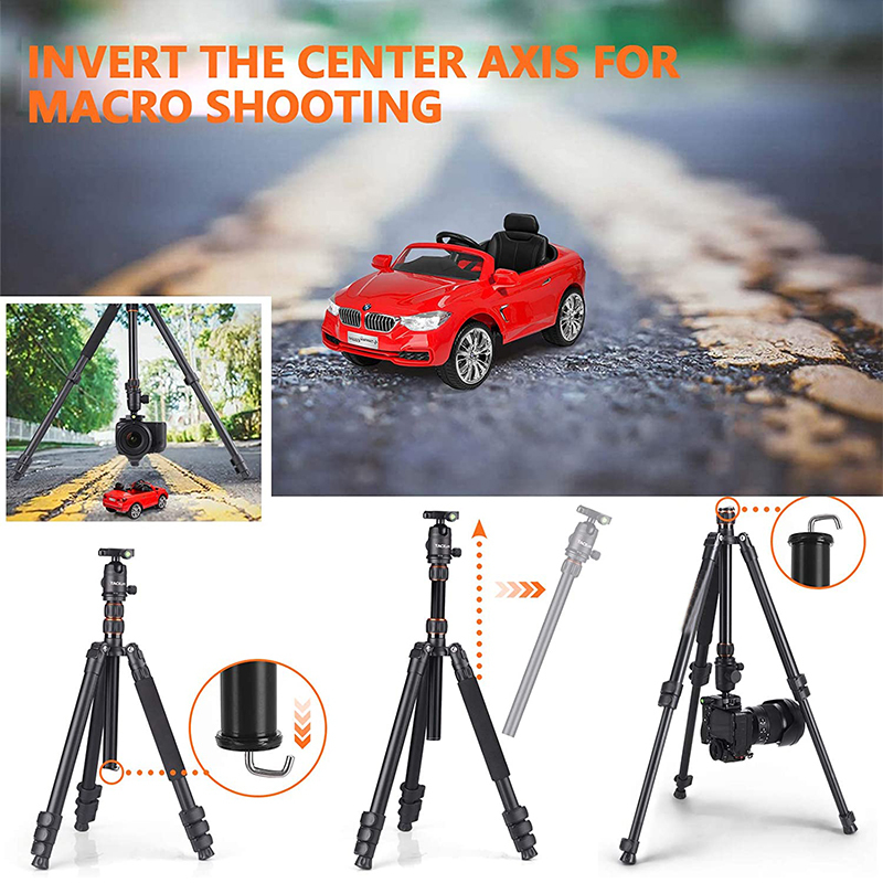 4-in-1 Professional Multifunction Tripod Set - Black image