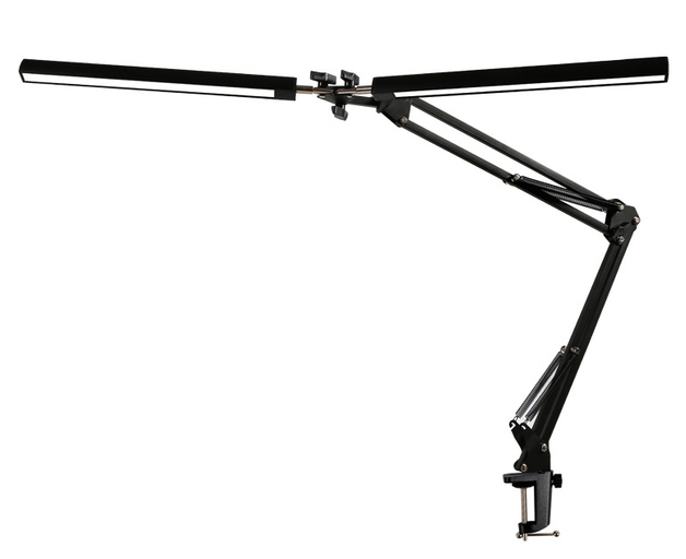 Doubleheaded Table Lamp with Telescopic Folding Arm at Mighty Ape NZ