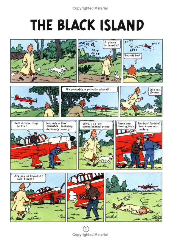 The Black Island (The Adventures of Tintin #7) by Herge image