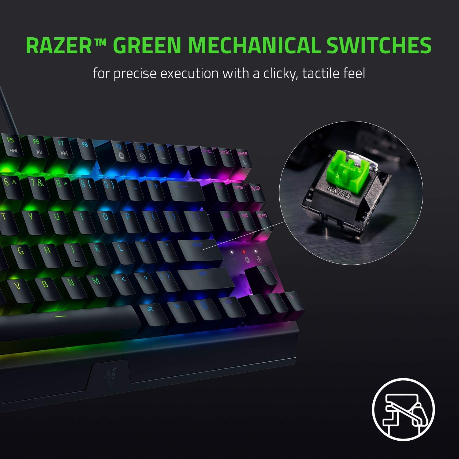 Razer BlackWidow V3 Tenkeyless Mechanical Gaming (Green switch)