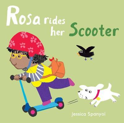 Rosa Rides her Scooter by Jessica Spanyol image