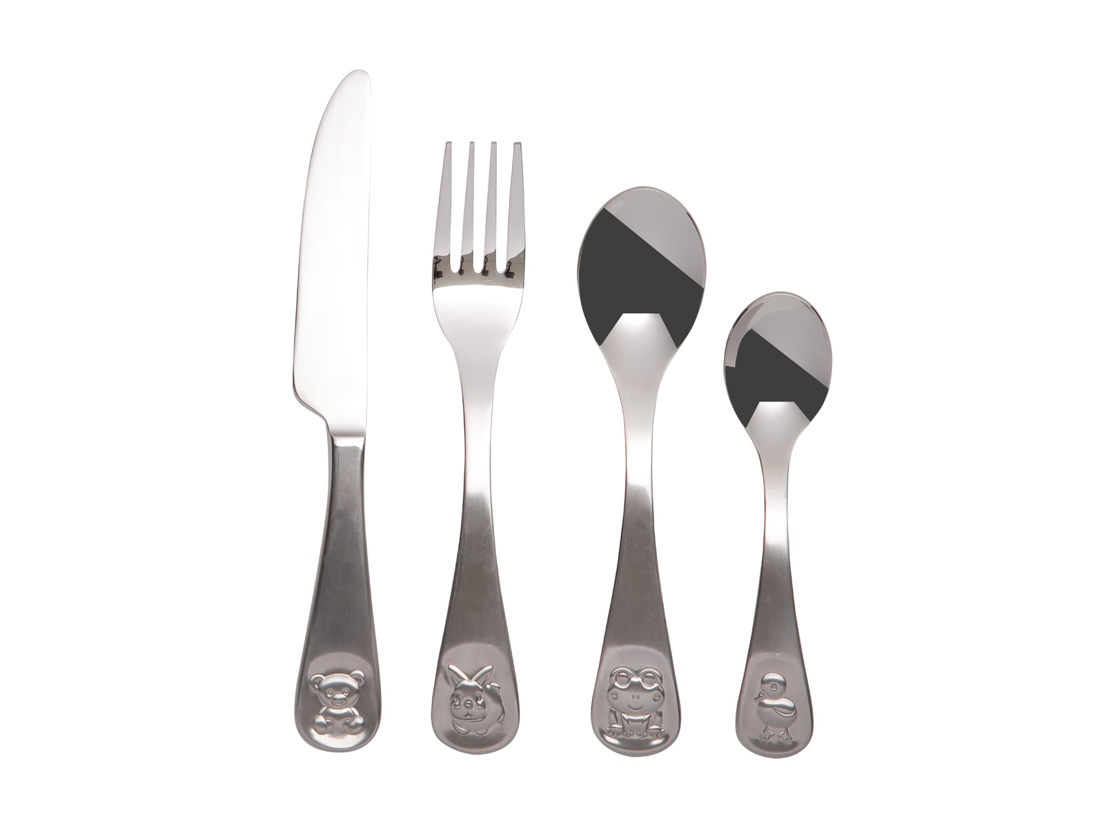 Maxwell & Williams: Children's 4 Piece Cutlery Set - Frog & Friends