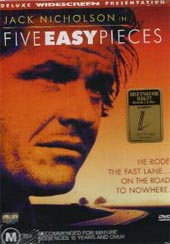 Five Easy Pieces on DVD Five Easy Pieces on DVD