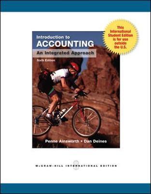 Introduction to Accounting: An Integrated Approach on Hardback by Penne Ainsworth