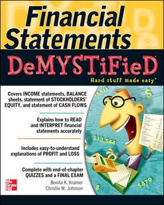 Financial Statements Demystified: A Self-Teaching Guide image