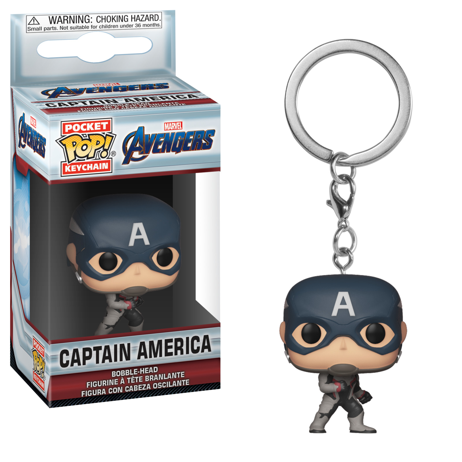 Avengers: Endgame - Captain America Pocket Pop! Keychain image