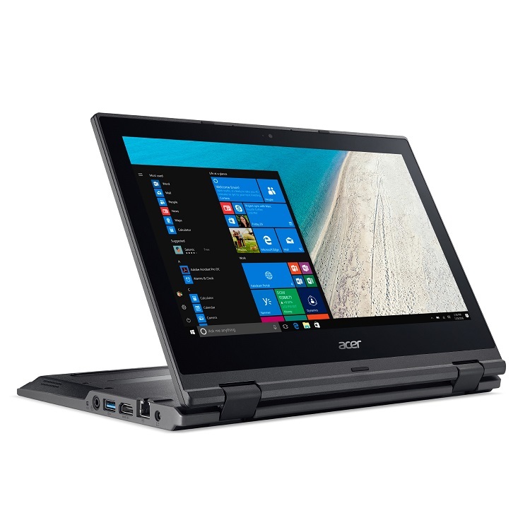 Acer TravelMate Spin B118 PRO 11.6" Touch N5000 4GB 128GB SSD W10Pro 3Yr Academic Rugged image