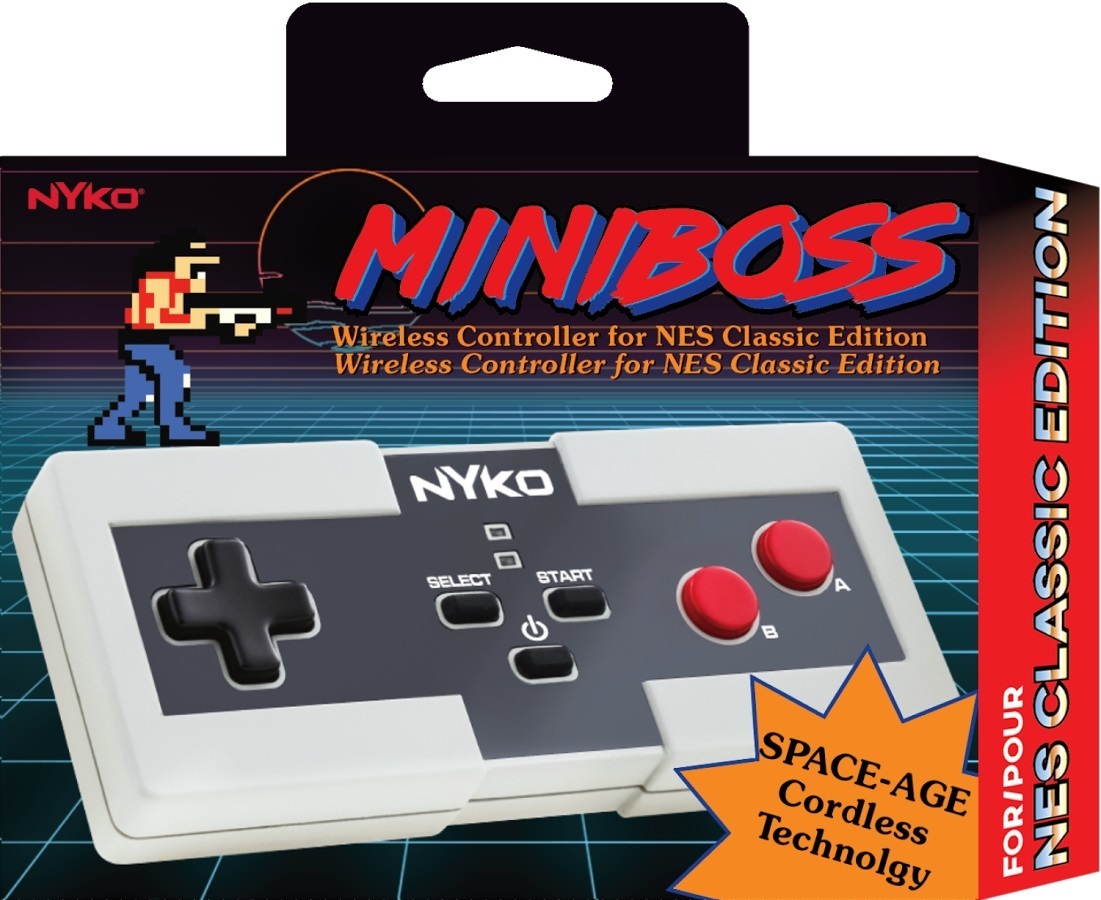 Nyko Miniboss Wireless Controller for NES Classic Edition for Nintendo Wii U image