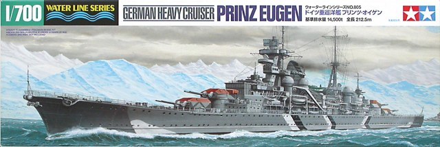 Tamiya 1/700 Prinz Eugen Ger Heavy Cruiser - Model Kit