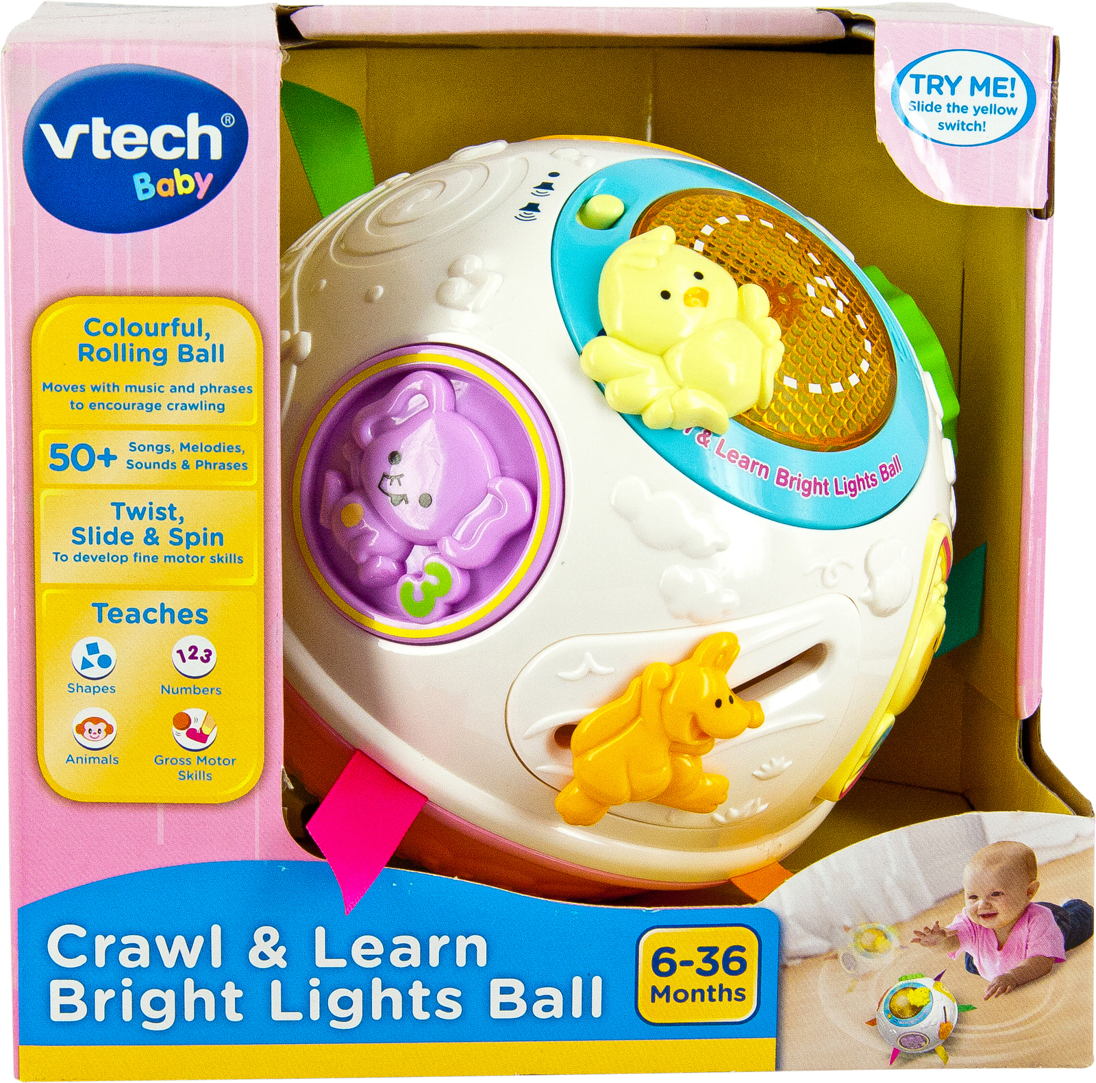 Vtech: Crawl & Learn - Bright Lights Ball (Pink) image