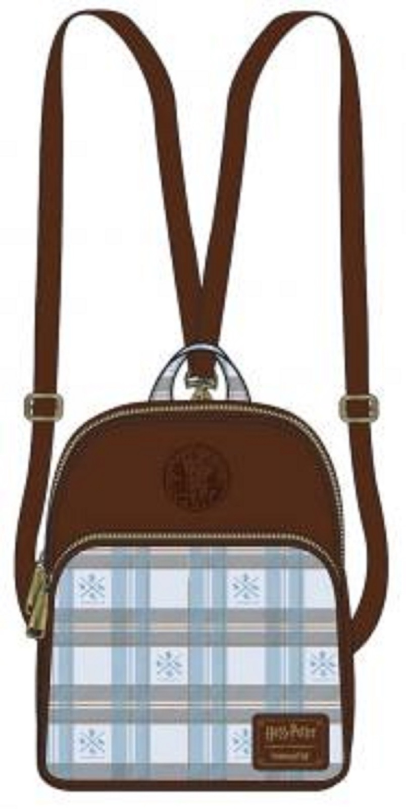 Loungefly: Harry Potter - Blue Check Mini Backpack image