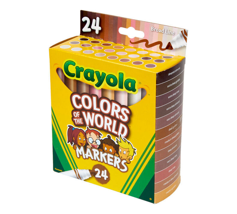 Buy Crayola Colors of the World Markers at Mighty Ape Australia