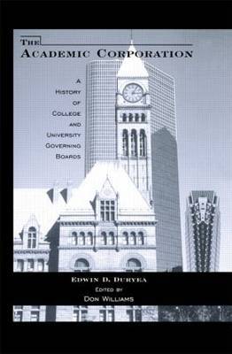 The Academic Corporation by Edwin D. Duryea image