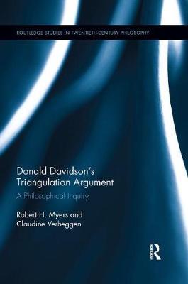 Donald Davidson's Triangulation Argument by Robert H. Myers image
