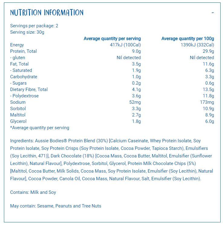 Aussie Bodies Lo Carb Whip’d Protein Bars image