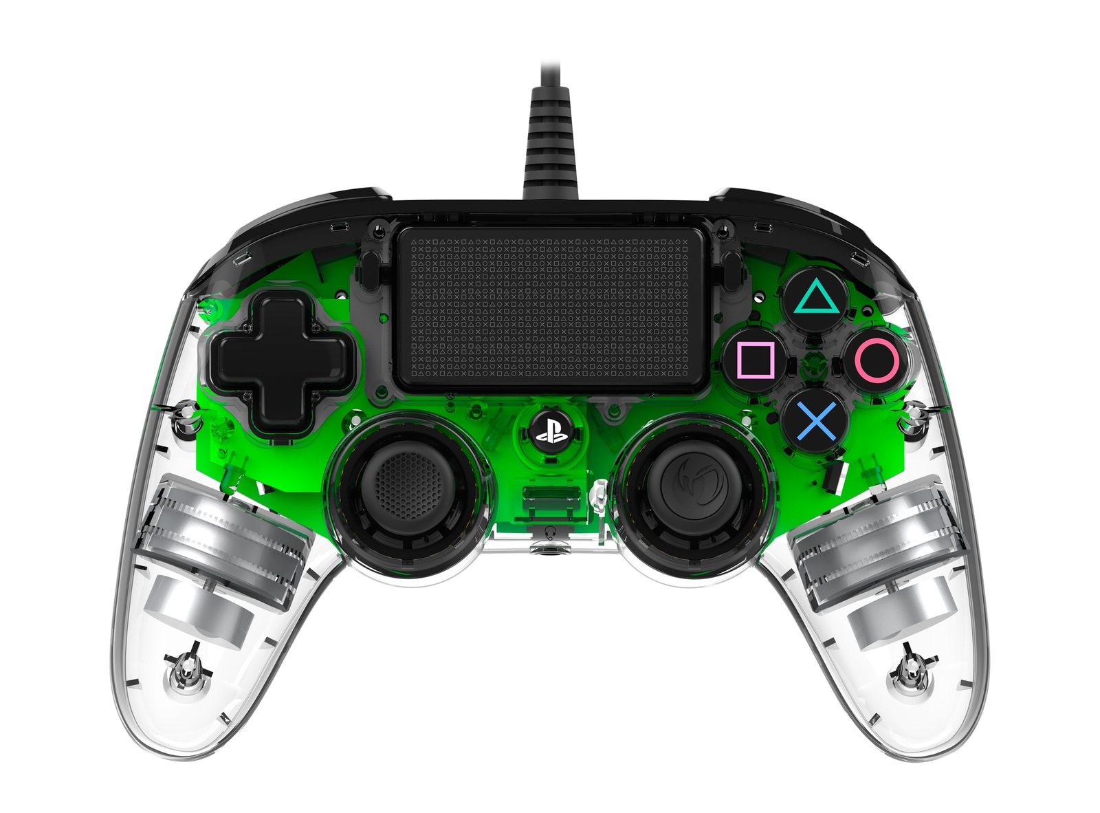 Nacon PS4 Illuminated Wired Gaming Controller - Light Green for PS4 image
