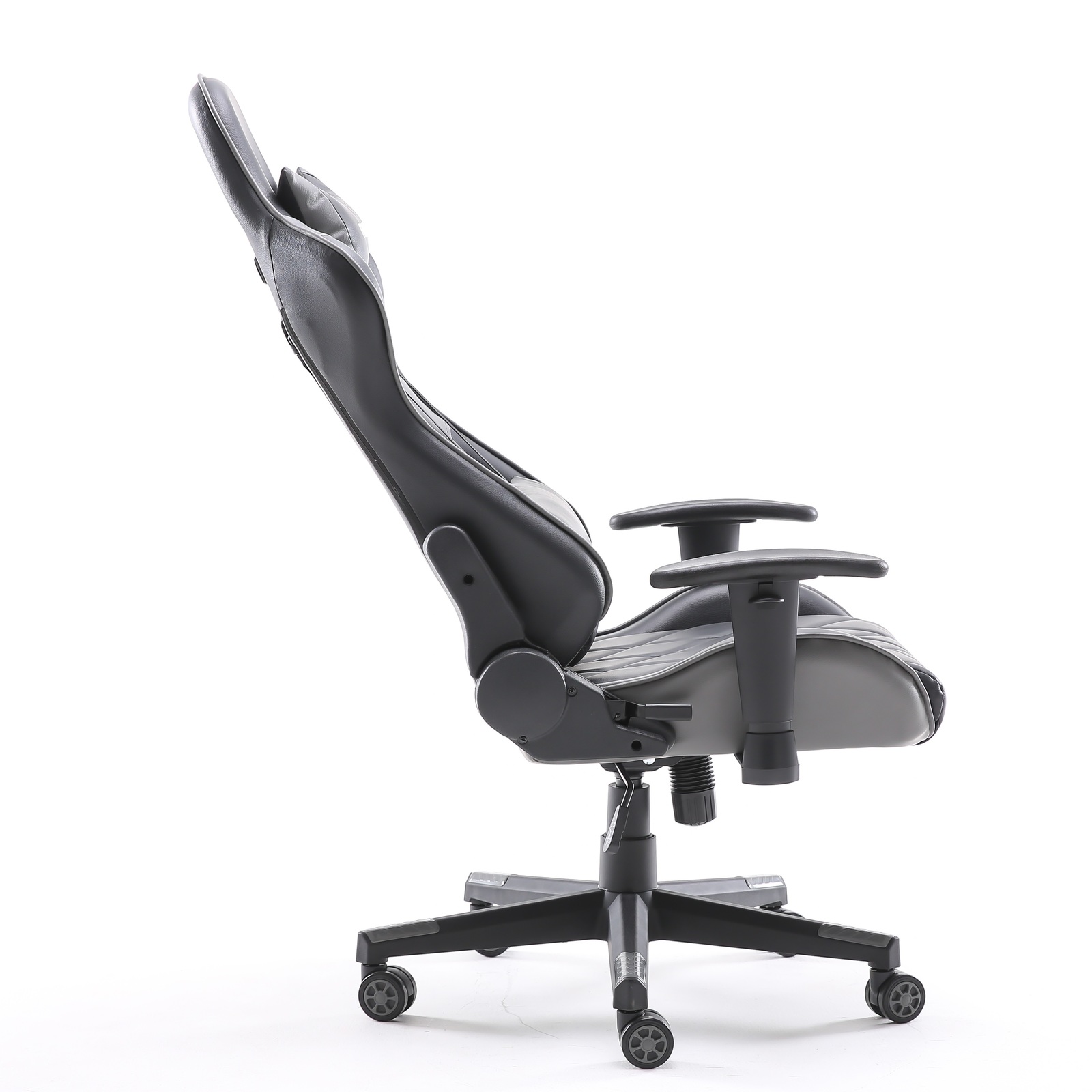 Playmax Elite Gaming Chair - Steel Grey and Black image