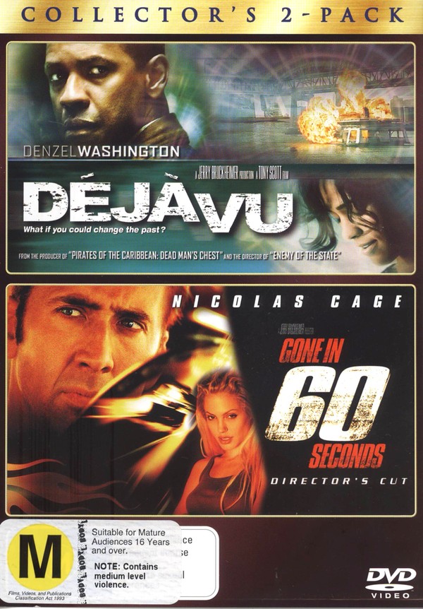 Deja Vu / Gone In 60 Seconds (2000) - Collector's 2-Pack (2 Disc Set) image