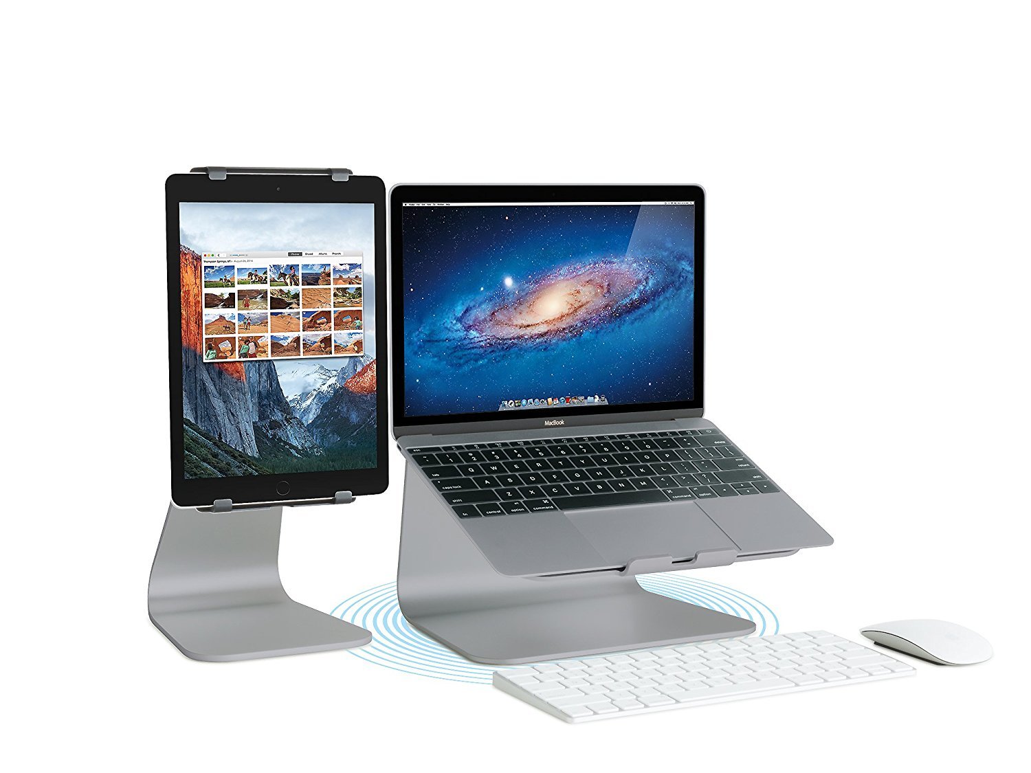 Rain Design mStand 360 Swivel Laptop Stand Space Grey at Mighty Ape NZ