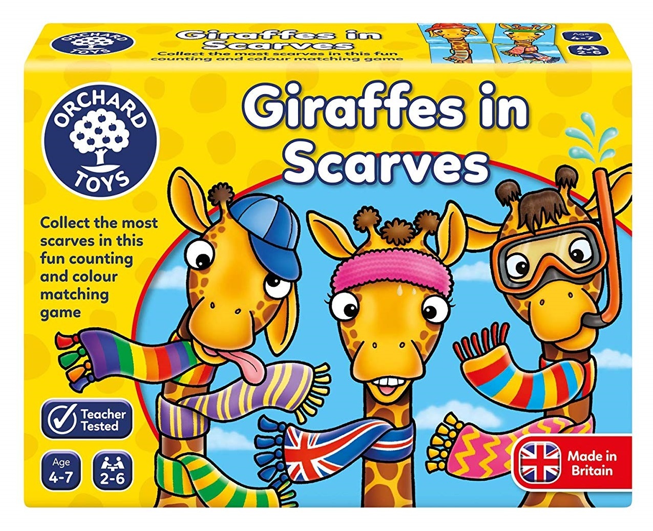 Giraffes in Scarves Educational Game Board Game at Mighty Ape NZ