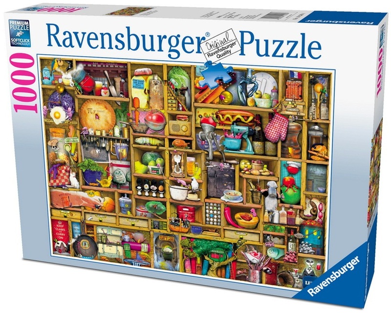 Ravensburger 1000 Piece Jigsaw Puzzle - The Kitchen Cupboard image