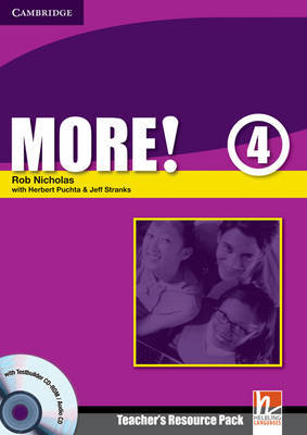 More! Level 4 Teacher's Resource Pack with Testbuilder CD-ROM: Level 4 by Rob Nicholas image