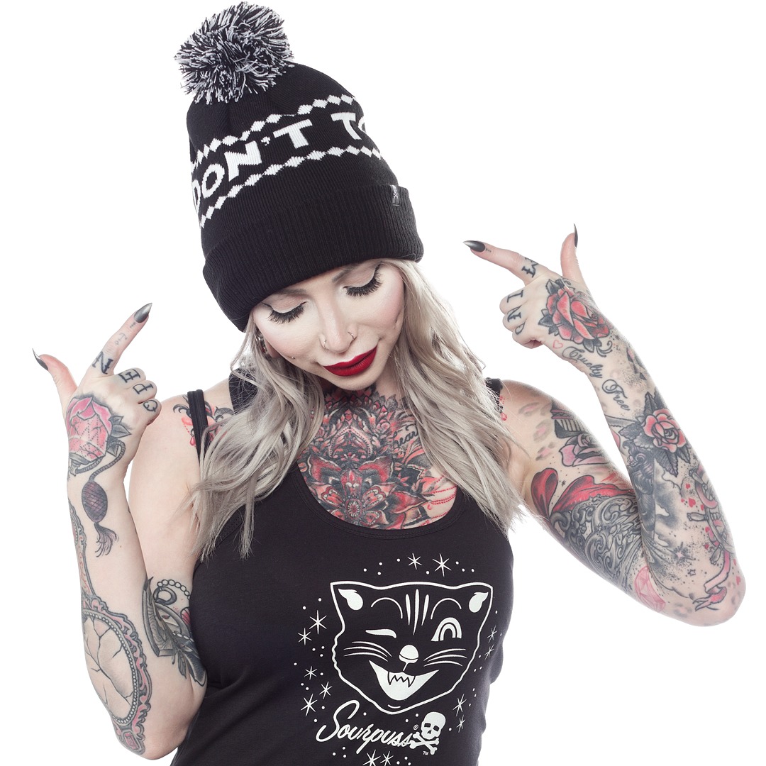 Sourpuss: Sourpuss: Don't Touch Me Hat (Black) image