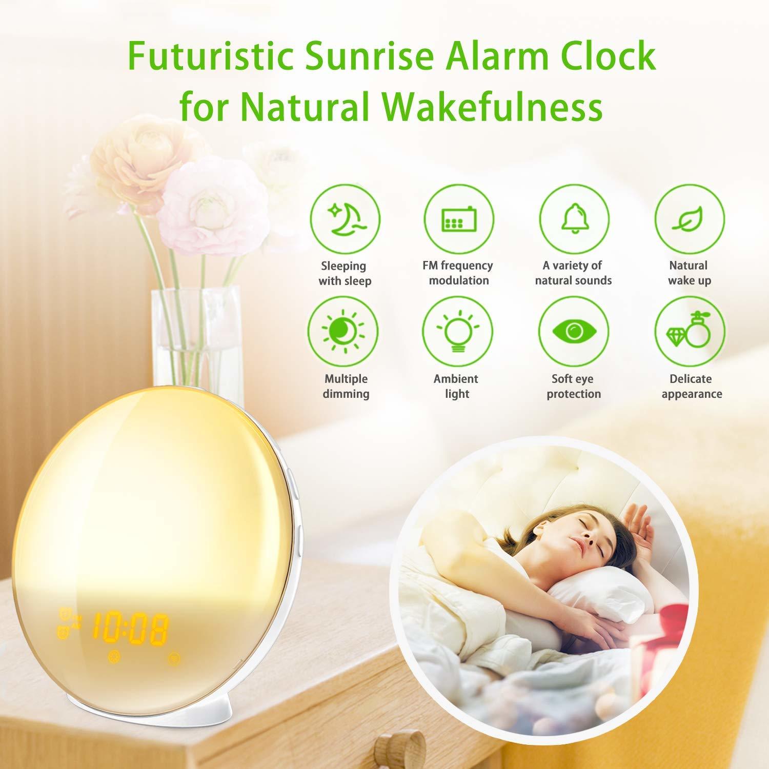 Sunrise Wake Up Light Smart Home Alarm Clock image